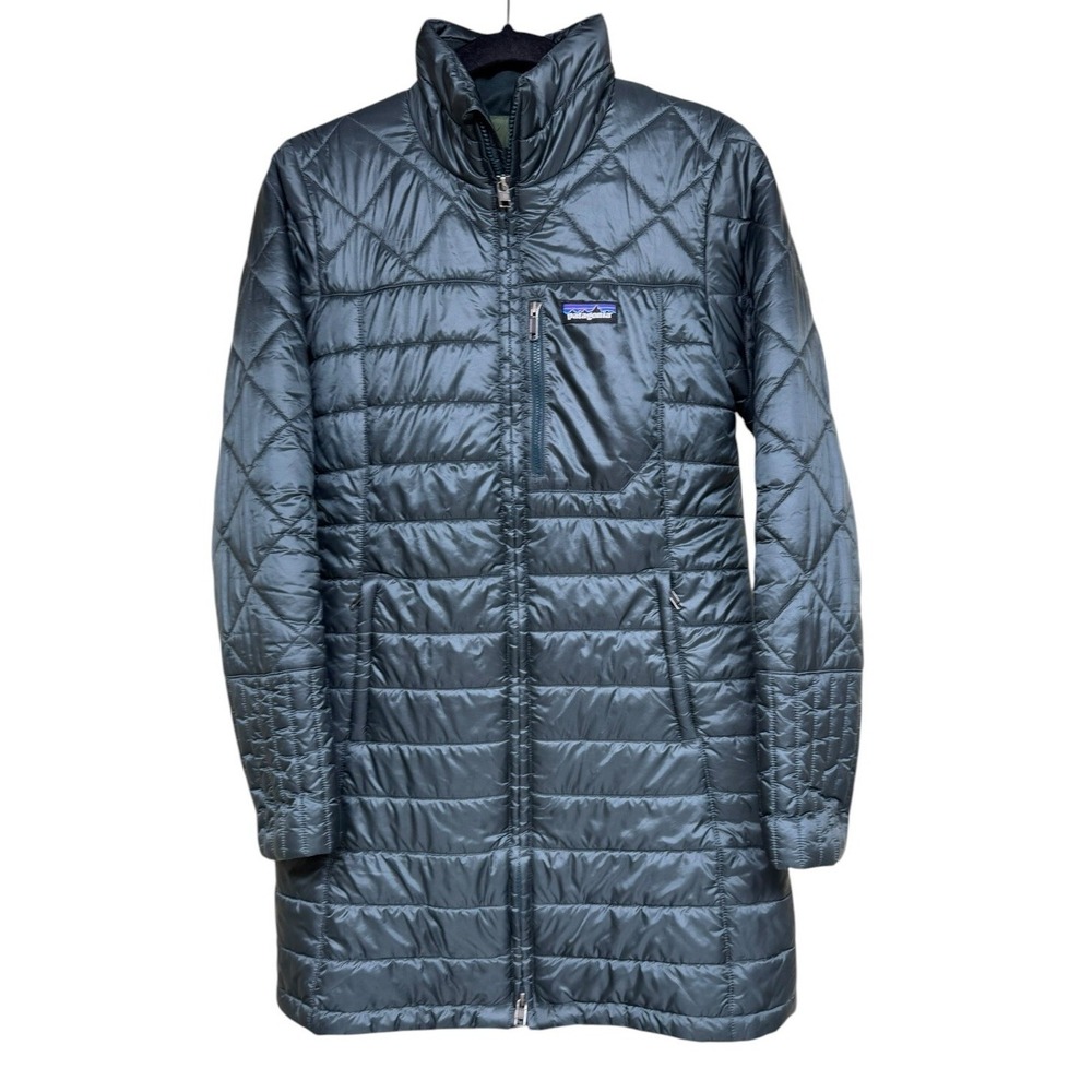 Patagonia Radalie Puffer Parka Jacket Dark Green Women's Small (See Description)